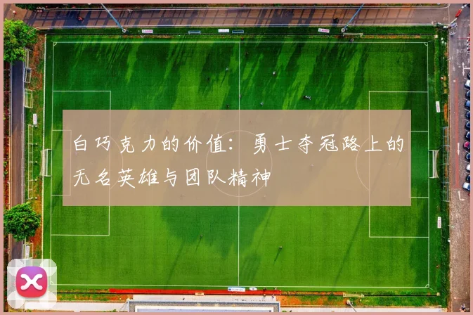 白巧克力的价值：勇士夺冠路上的无名英雄与团队精神